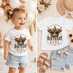 Party Animal Birthday Girl Toddler