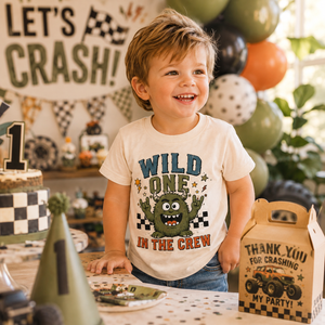 Wild One 1st Birthday Shirt, Monster First Birthday Outfit, Baby Boy Birthday Bodysuit, Toddler Monster Shirt, First Birthday Gift