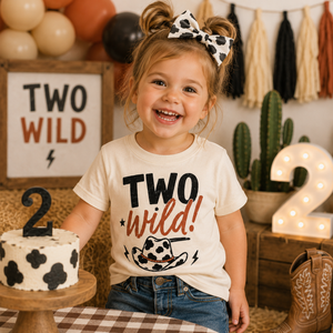Two Wild Birthday Shirt, 2nd Birthday Shirt, Cowboy Birthday Outfit, Western Toddler Shirt, Two Wild Cowgirl Shirt, Rodeo Birthday Tee, Second Birthday