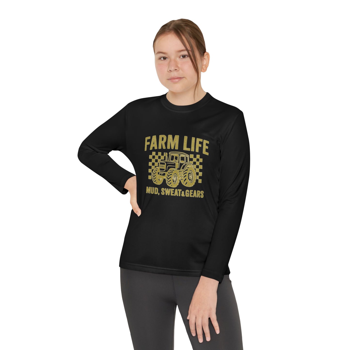 Copy of Farm Life Toddler Shirt | Mud Sweat & Gears Long Sleeve | Tractor Shirt for Kids | Rural Country Boys Tee | Rustic Farm Toddler Top | Lil Crop Tops