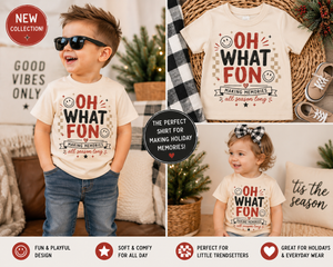Oh What Fun Christmas Shirt, Toddler Christmas Shirt, Kids Holiday Shirt, Christmas Toddler Outfit, Funny Christmas Shirt, Baby Holiday Tee, Christmas Gift
