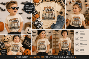 Skeleton Halloween Shirt for Kids, Spooky Scary Skeletons Tee, Toddler Halloween Shirt, Baby Halloween Bodysuit, Skeleton Kids Tee