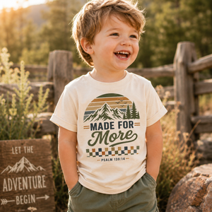 Christian Kids Shirt, Psalm 139:14 Shirt, Made for More Kids Tee, Toddler Christian Shirt, Baby Christian Bodysuit, Faith Based Gift