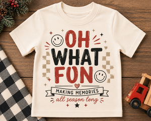 Oh What Fun Christmas Shirt, Toddler Christmas Shirt, Kids Holiday Shirt, Christmas Toddler Outfit, Funny Christmas Shirt, Baby Holiday Tee, Christmas Gift