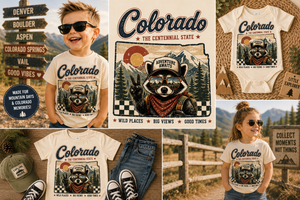 Colorado Kids Shirt, Colorado Baby Bodysuit, Little Explorer Shirt, Mountain Adventure Tee, Toddler Hiking Shirt, Colorado Baby Gift