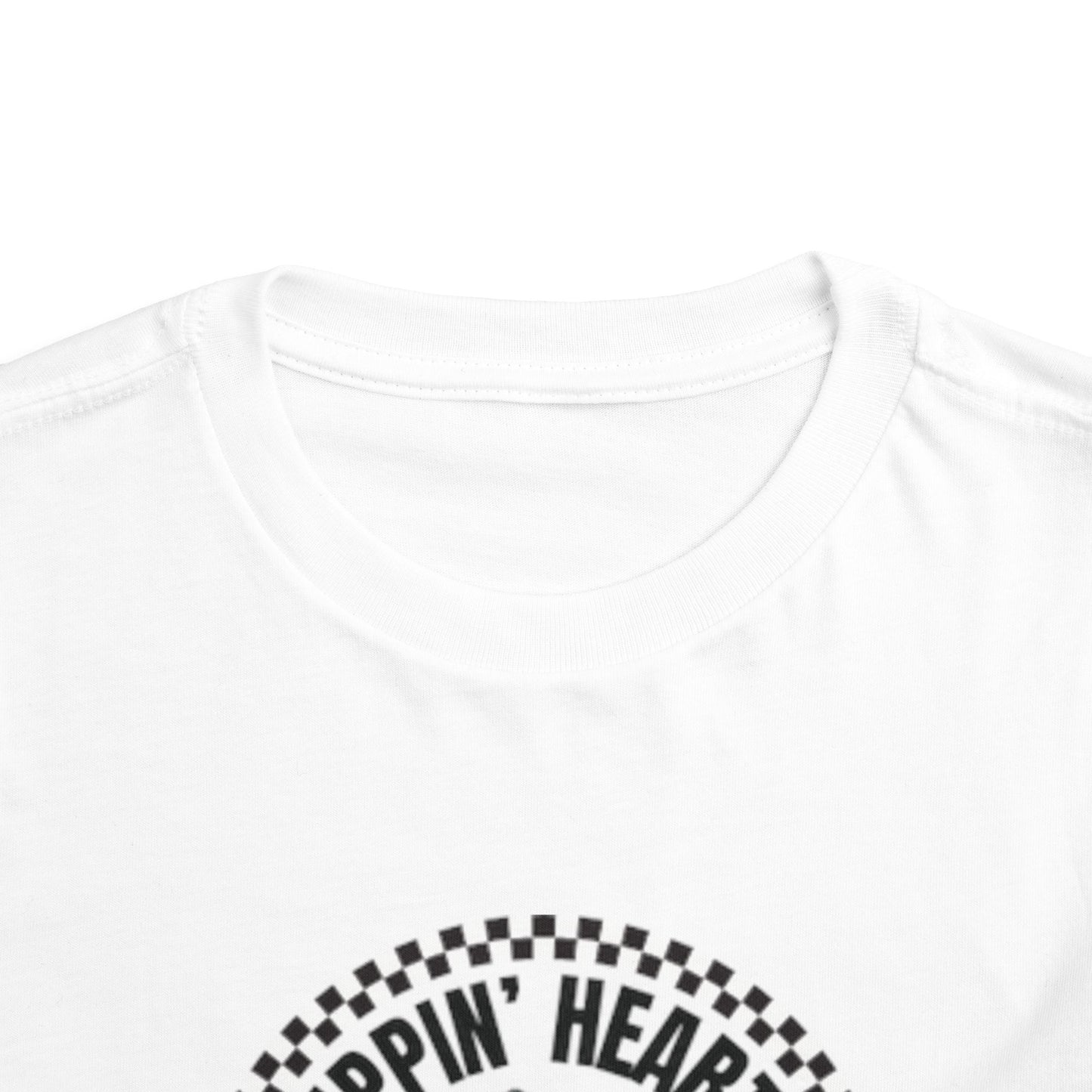Rippin' Hearts - Fun Skateboarding Dinosaur Tee for Boys and Girls