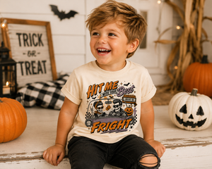 Kids Halloween Shirt, Skeleton Car Halloween Tee, Toddler Halloween Shirt, Baby Halloween Bodysuit, Retro Spooky Kids Shirt
