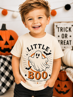 Kids Halloween Shirt, Little Boo Ghost Shirt, Toddler Halloween Tee, Baby Halloween Shirt, Cute Spooky Shirt for Boys Girls