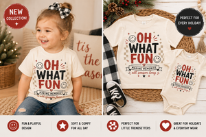 Oh What Fun Christmas Shirt, Toddler Christmas Shirt, Kids Holiday Shirt, Christmas Toddler Outfit, Funny Christmas Shirt, Baby Holiday Tee, Christmas Gift