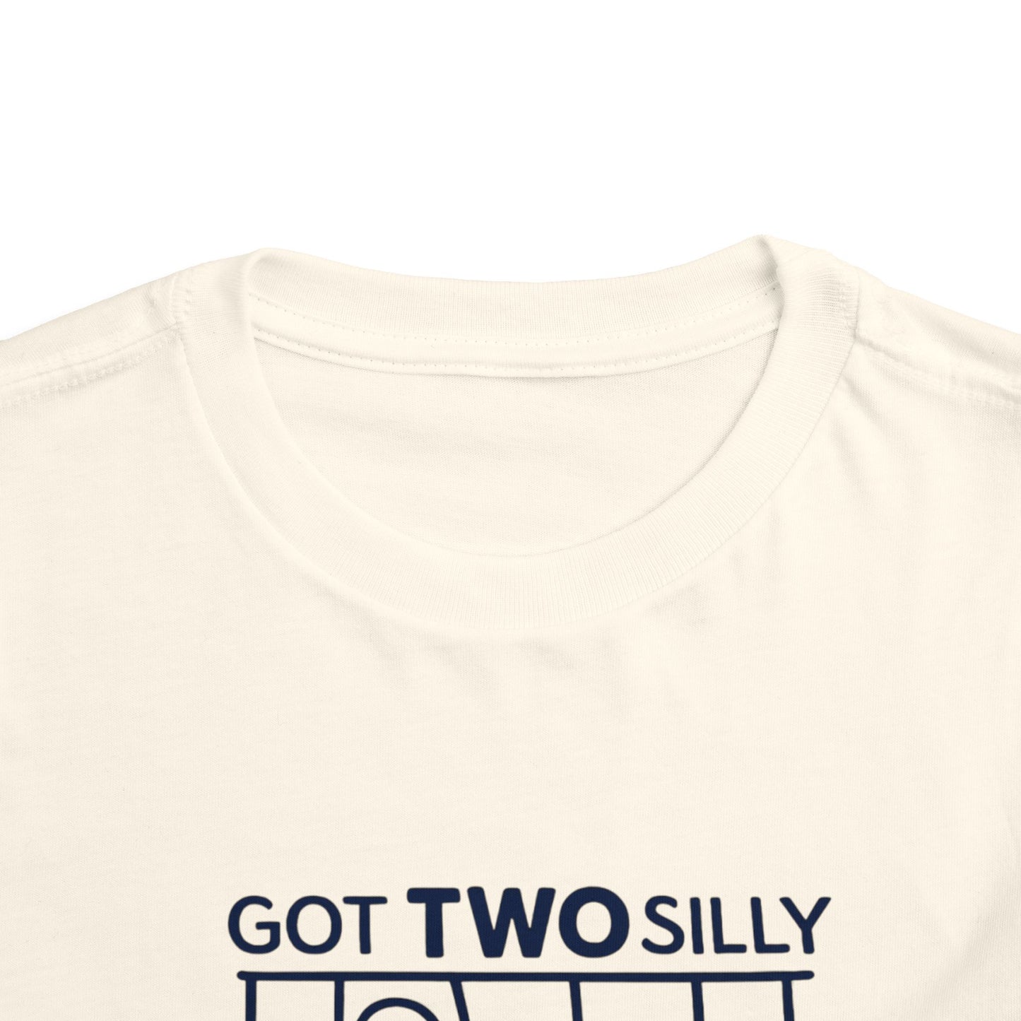 Toddler Tee — "Got Two Silly" Cute Goose Graphic Shirt