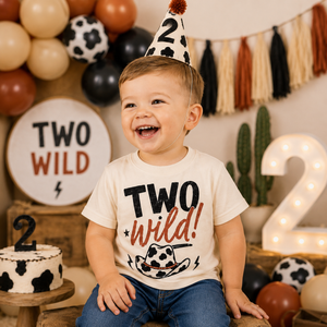 Two Wild Birthday Shirt, 2nd Birthday Shirt, Cowboy Birthday Outfit, Western Toddler Shirt, Two Wild Cowgirl Shirt, Rodeo Birthday Tee, Second Birthday
