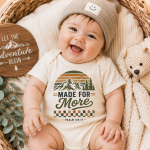 Christian Kids Shirt, Psalm 139:14 Shirt, Made for More Kids Tee, Toddler Christian Shirt, Baby Christian Bodysuit, Faith Based Gift