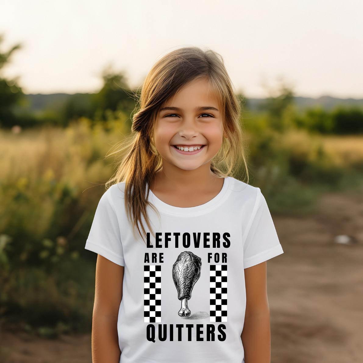 Leftovers Are For Quitters - White