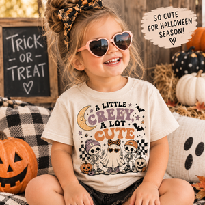 Cute Halloween Shirt for Kids, Toddler Halloween Tee, Baby Halloween Bodysuit, Skeleton Ghost Shirt, Retro Spooky Kids Outfit