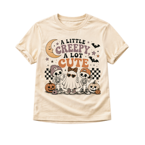 Cute Halloween Shirt for Kids, Toddler Halloween Tee, Baby Halloween Bodysuit, Skeleton Ghost Shirt, Retro Spooky Kids Outfit