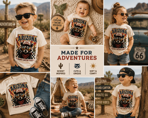 Arizona Kids Shirt, Arizona Toddler Tee, Grand Canyon State Shirt, Desert Adventure Shirt, Southwest Kids Tee, Arizona Gift for Kids