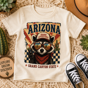 Arizona Kids Shirt, Arizona Toddler Tee, Grand Canyon State Shirt, Desert Adventure Shirt, Southwest Kids Tee, Arizona Gift for Kids