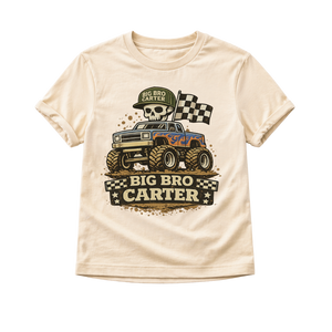 Personalized Big Bro Monster Truck Toddler