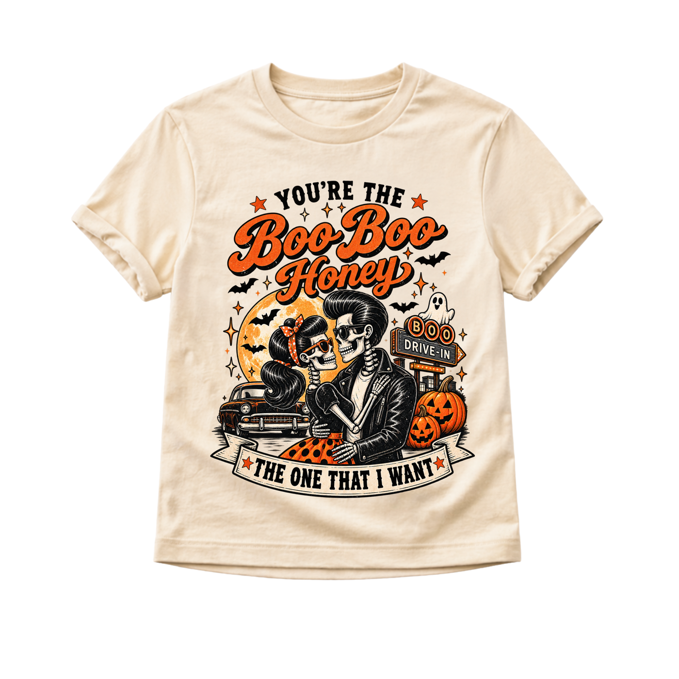 Kids Halloween Shirt, Retro Skeleton Halloween Tee, Toddler Halloween Shirt, Baby Halloween Bodysuit, Spooky Car Shirt for Kids