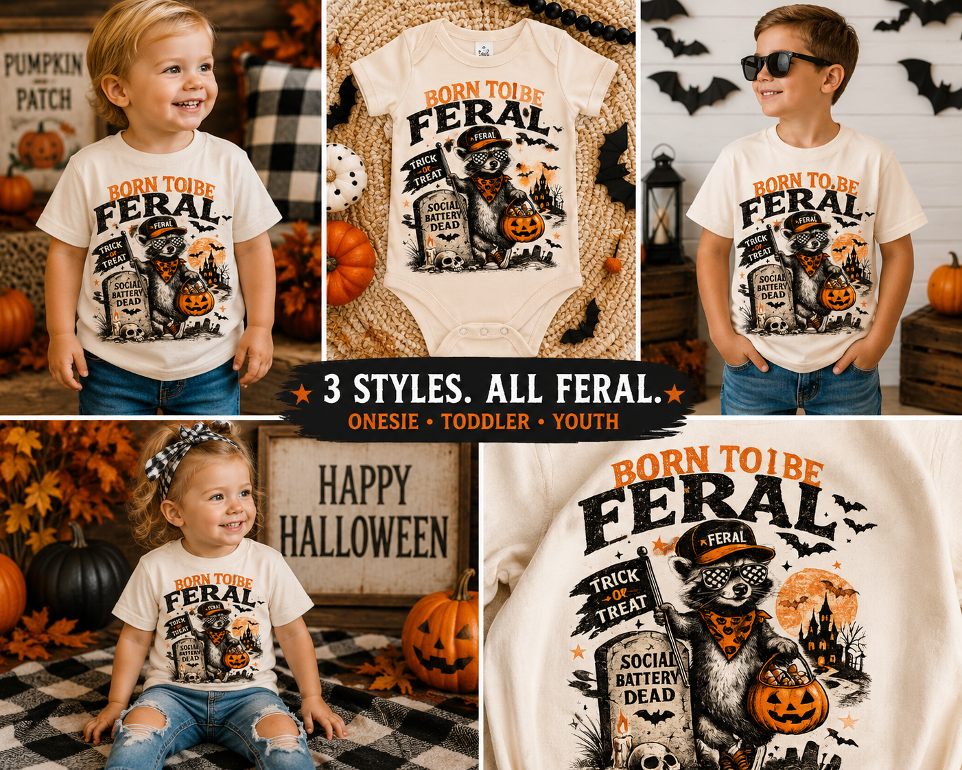 Born To Be Feral Toddler