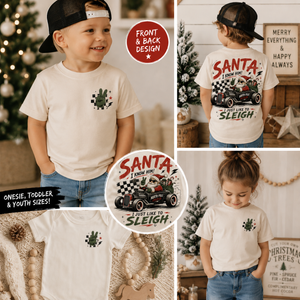 Santa I Know Him Shirt, Front Back Christmas Shirt, Funny Santa Shirt, Toddler Christmas Shirt, Baby Christmas Bodysuit, Retro Holiday Tee