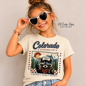 Colorado Kids Shirt, Colorado Baby Bodysuit, Little Explorer Shirt, Mountain Adventure Tee, Toddler Hiking Shirt, Colorado Baby Gift