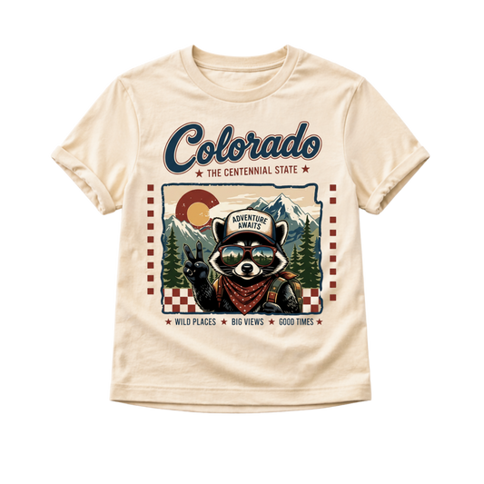 Colorado Kids Shirt, Colorado Baby Bodysuit, Little Explorer Shirt, Mountain Adventure Tee, Toddler Hiking Shirt, Colorado Baby Gift