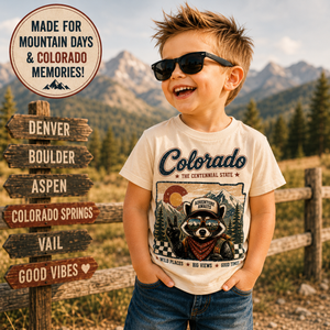 Colorado Kids Shirt, Colorado Baby Bodysuit, Little Explorer Shirt, Mountain Adventure Tee, Toddler Hiking Shirt, Colorado Baby Gift