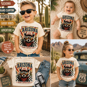 Arizona Kids Shirt, Arizona Toddler Tee, Grand Canyon State Shirt, Desert Adventure Shirt, Southwest Kids Tee, Arizona Gift for Kids