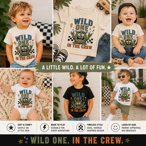 Wild One 1st Birthday Shirt, Monster First Birthday Outfit, Baby Boy Birthday Bodysuit, Toddler Monster Shirt, First Birthday Gift