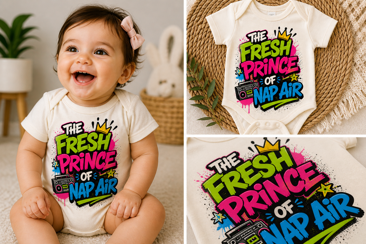 Fresh Prince of Nap Air Onesie