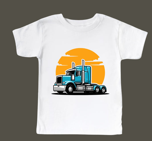 Desert Truck - White - Youth Tee
