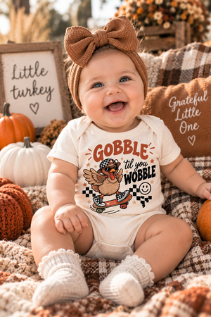Thanksgiving Kids Shirt, Gobble Til You Wobble Shirt, Funny Turkey Toddler Tee, Baby Thanksgiving Outfit, Turkey Day Shirt for Kids