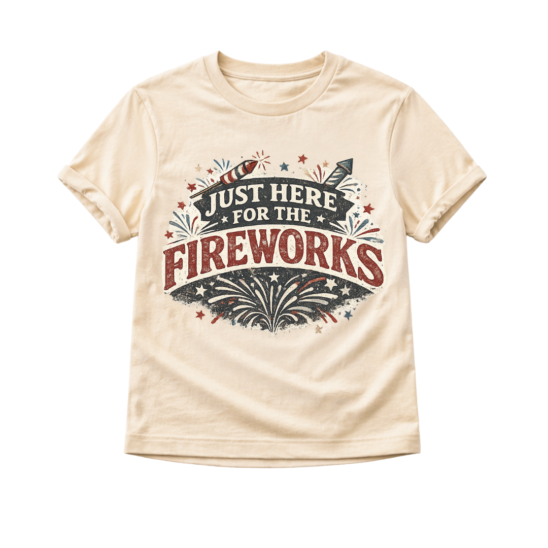 Just Here for the Fireworks Toddler