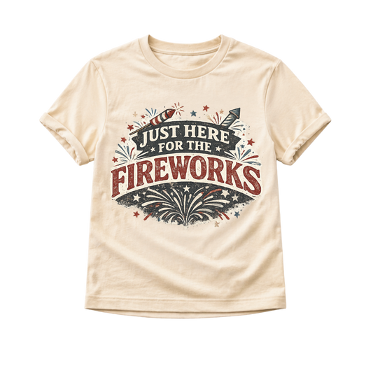 Just Here for the Fireworks Toddler