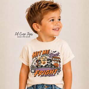 Kids Halloween Shirt, Skeleton Car Halloween Tee, Toddler Halloween Shirt, Baby Halloween Bodysuit, Retro Spooky Kids Shirt