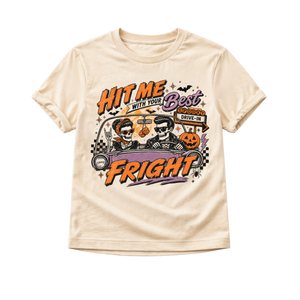 Kids Halloween Shirt, Skeleton Car Halloween Tee, Toddler Halloween Shirt, Baby Halloween Bodysuit, Retro Spooky Kids Shirt