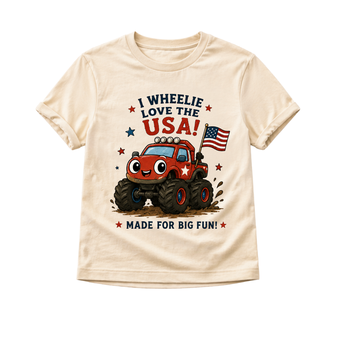 I Wheelie Love The USA Toddler