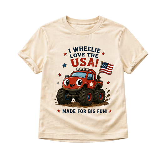 I Wheelie Love The USA Toddler