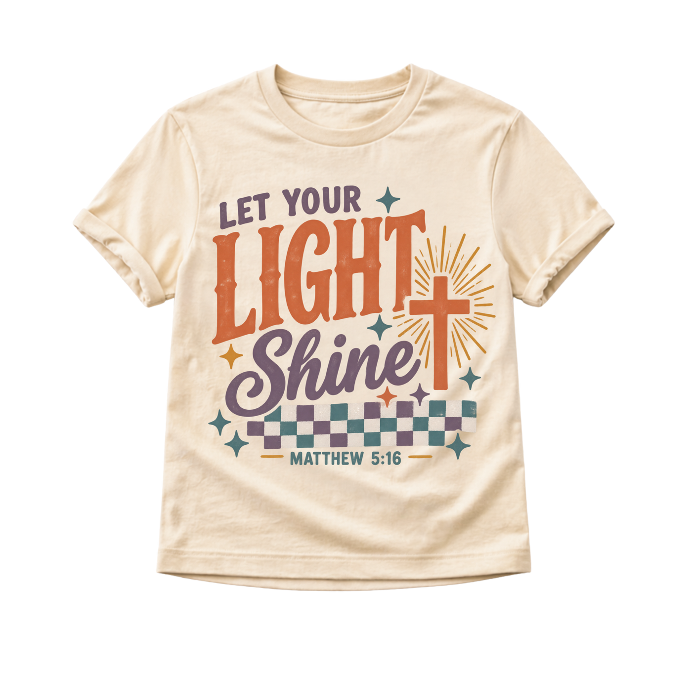 Christian Kids Shirt, Let Your Light Shine Shirt, Matthew 5:16 Kids Tee, Toddler Christian Shirt, Bible Verse Shirt, Faith Based Gift