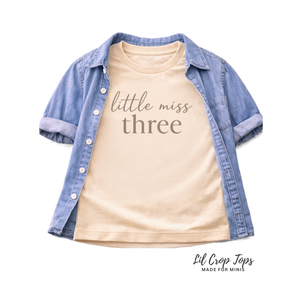 Little Miss Birthday Toddler