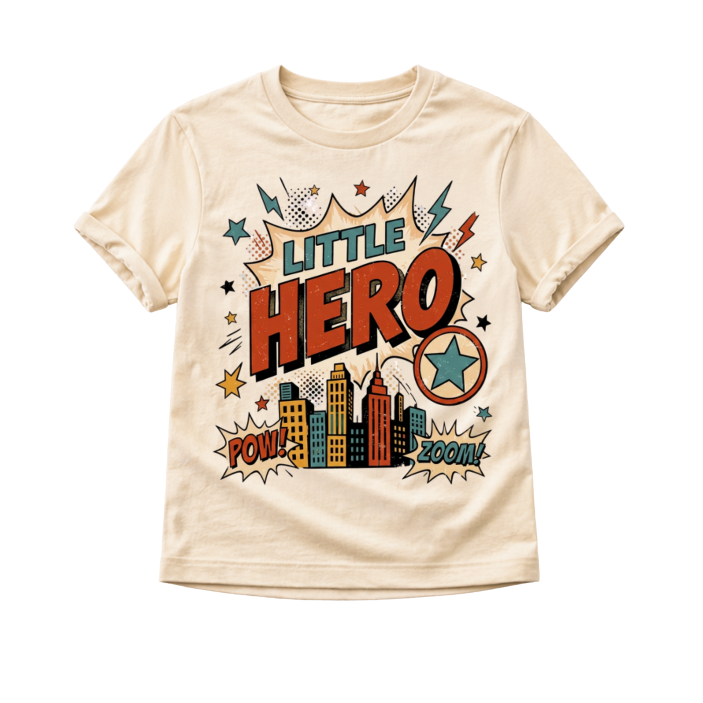 Little Hero Shirt for Kids, Superhero Toddler Shirt, Baby Hero Bodysuit, Kids Superhero Tee, Comic Book Graphic Shirt, Hero Gift