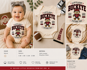Littlest Buckeye Onesie