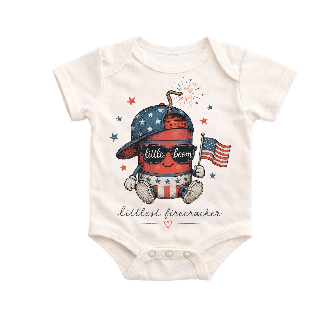 Littlest Firecracker Onesie