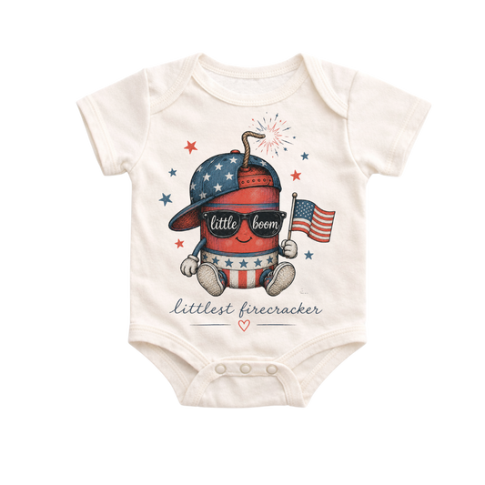 Littlest Firecracker Onesie