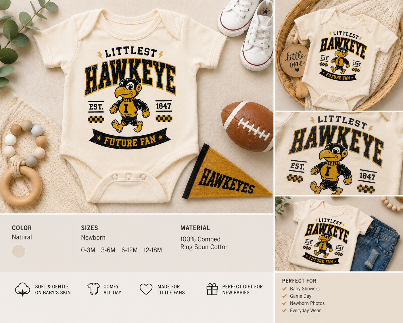Littlest Hawkeye Onesie