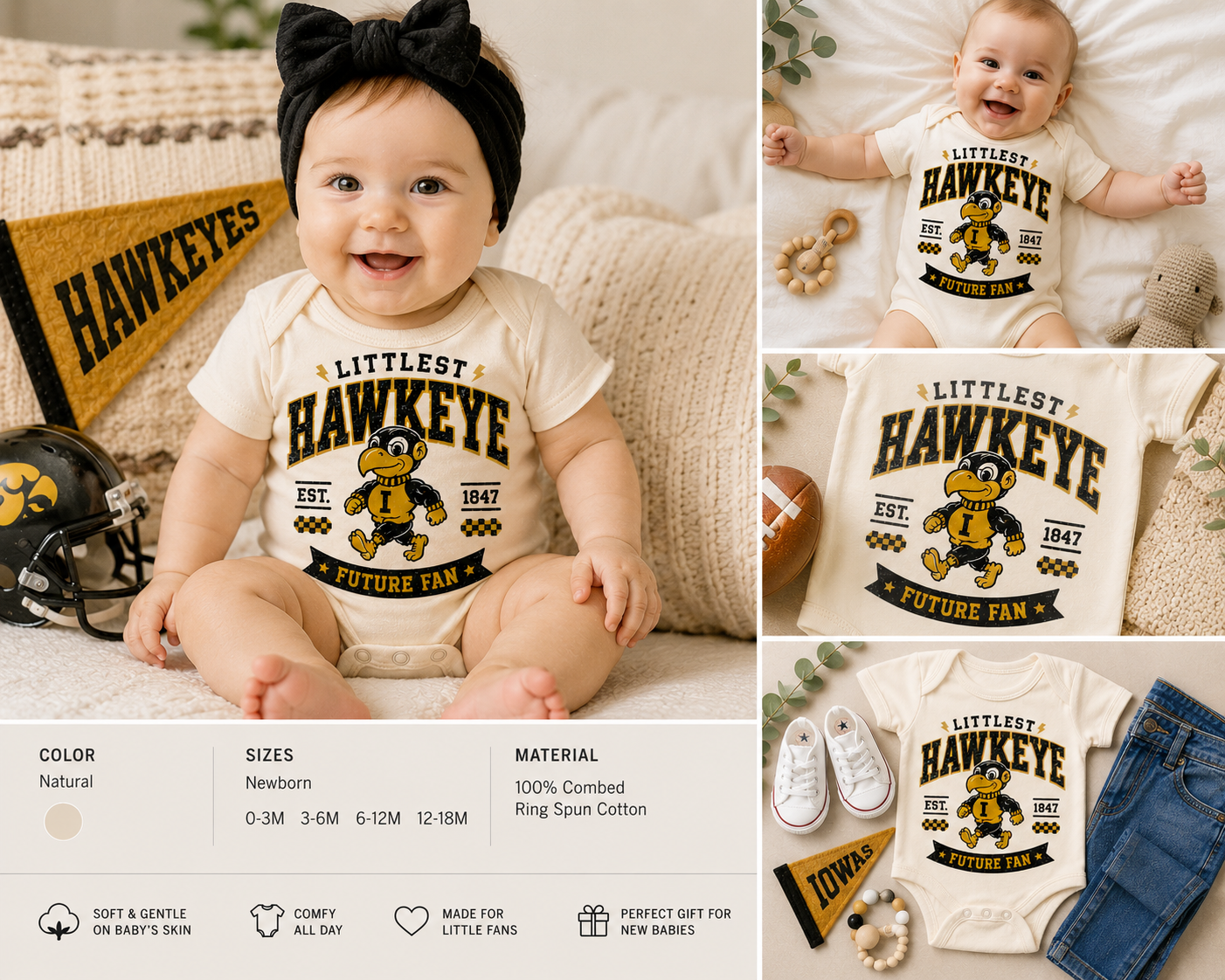 Littlest Hawkeye Onesie