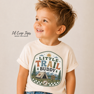 Little Trail Buddy Shirt, Camping Kids Shirt, Outdoor Adventure Tee, Toddler Camping Shirt, Baby Camping Bodysuit, Hiking Kids Shirt, Nature Lover Gift