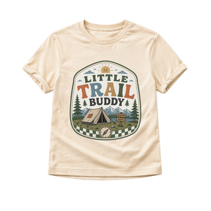 Little Trail Buddy Shirt, Camping Kids Shirt, Outdoor Adventure Tee, Toddler Camping Shirt, Baby Camping Bodysuit, Hiking Kids Shirt, Nature Lover Gift