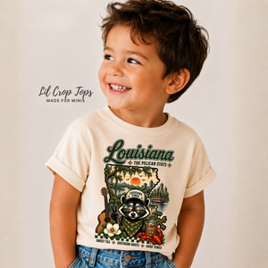 Louisiana Kids Shirt, Louisiana Baby Bodysuit, Toddler Louisiana Shirt, Pelican State Tee, Southern Baby Gift, Louisiana Souvenir
